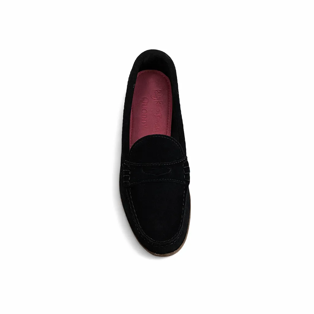 KKB Penny Loafer: Black Suede sold by Quoddy product image thumbnail 2