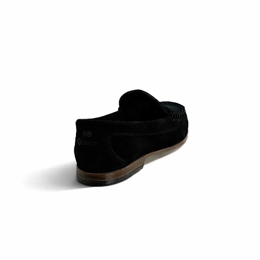 KKB Penny Loafer: Black Suede sold by Quoddy product image thumbnail 3