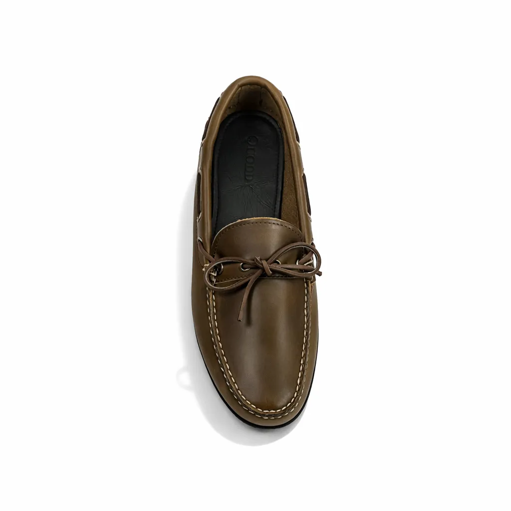 LE Men's Coolside Slipper Horween: Olive sold by Quoddy product image thumbnail 3