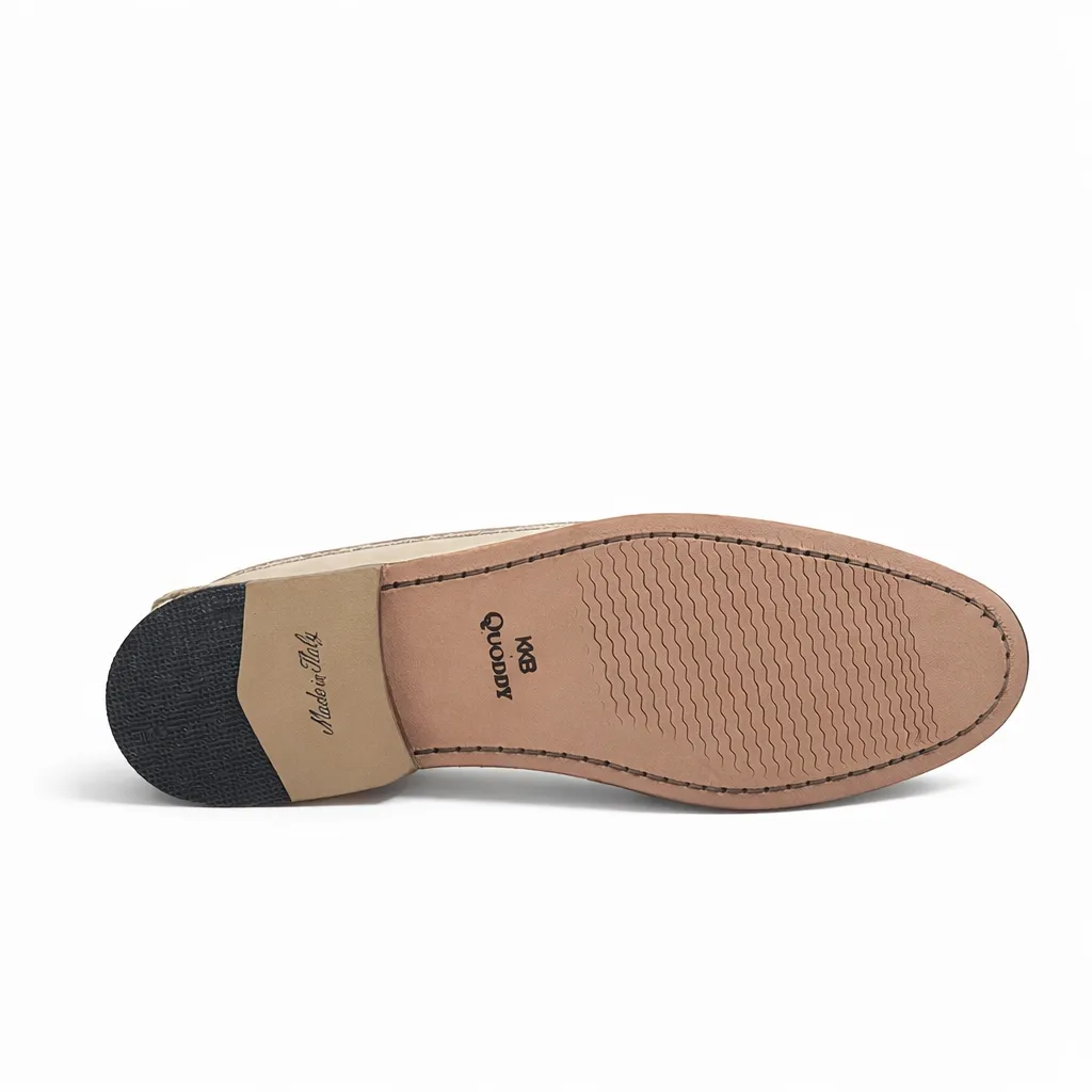 KKB Penny Loafer: Winter White Leather sold by Quoddy product image thumbnail 3