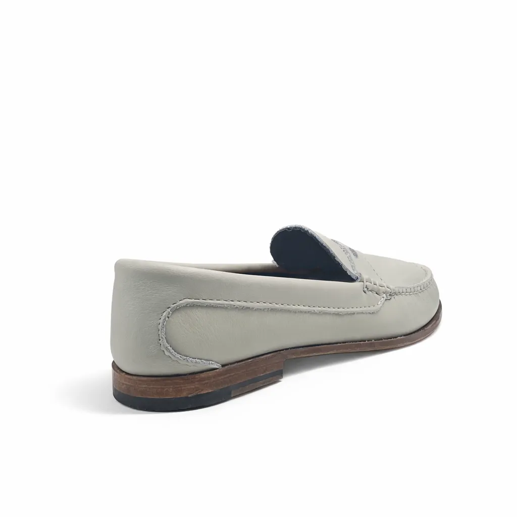 KKB Penny Loafer: Winter White Leather sold by Quoddy product image thumbnail 5