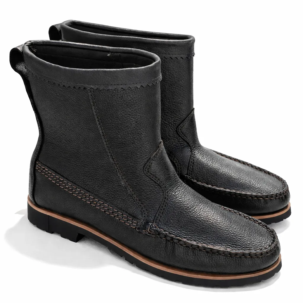Men's Falmouth Pull On Boot - Grizzly Black sold by Quoddy product image thumbnail 2