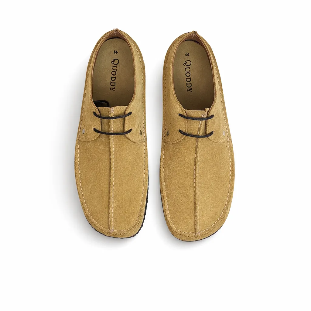 Men's Meridian - EXERSOLE® by Quoddy, "Barefoot": Sand Suede sold by Quoddy product image thumbnail 3