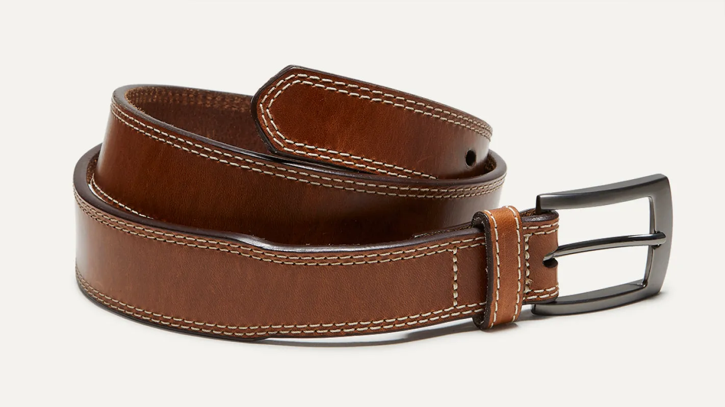 Accessory Belts - Plain Whiskey made by Quoddy