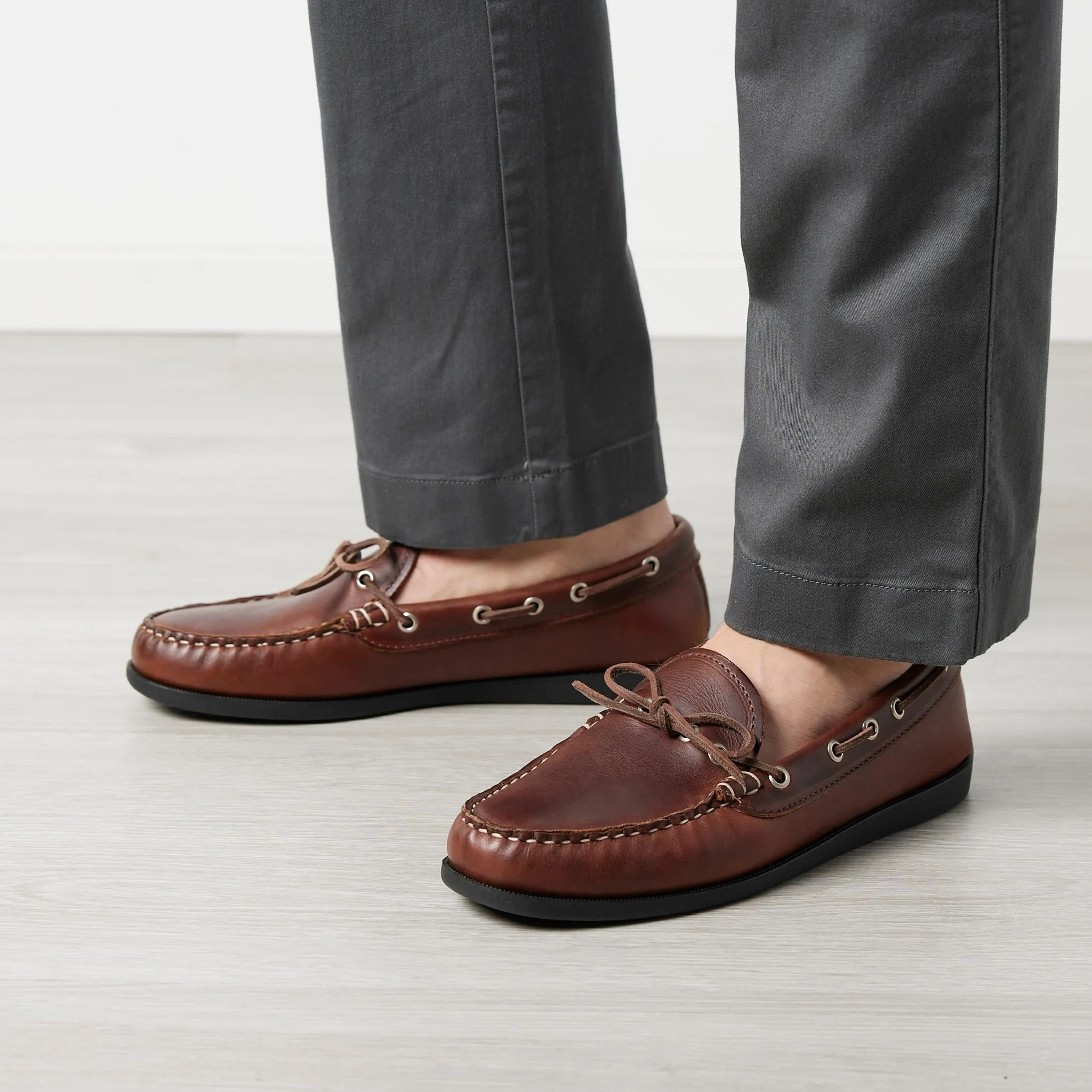 In Stock Men’s Canoe Shoe: Brown sold by Quoddy product image thumbnail 4