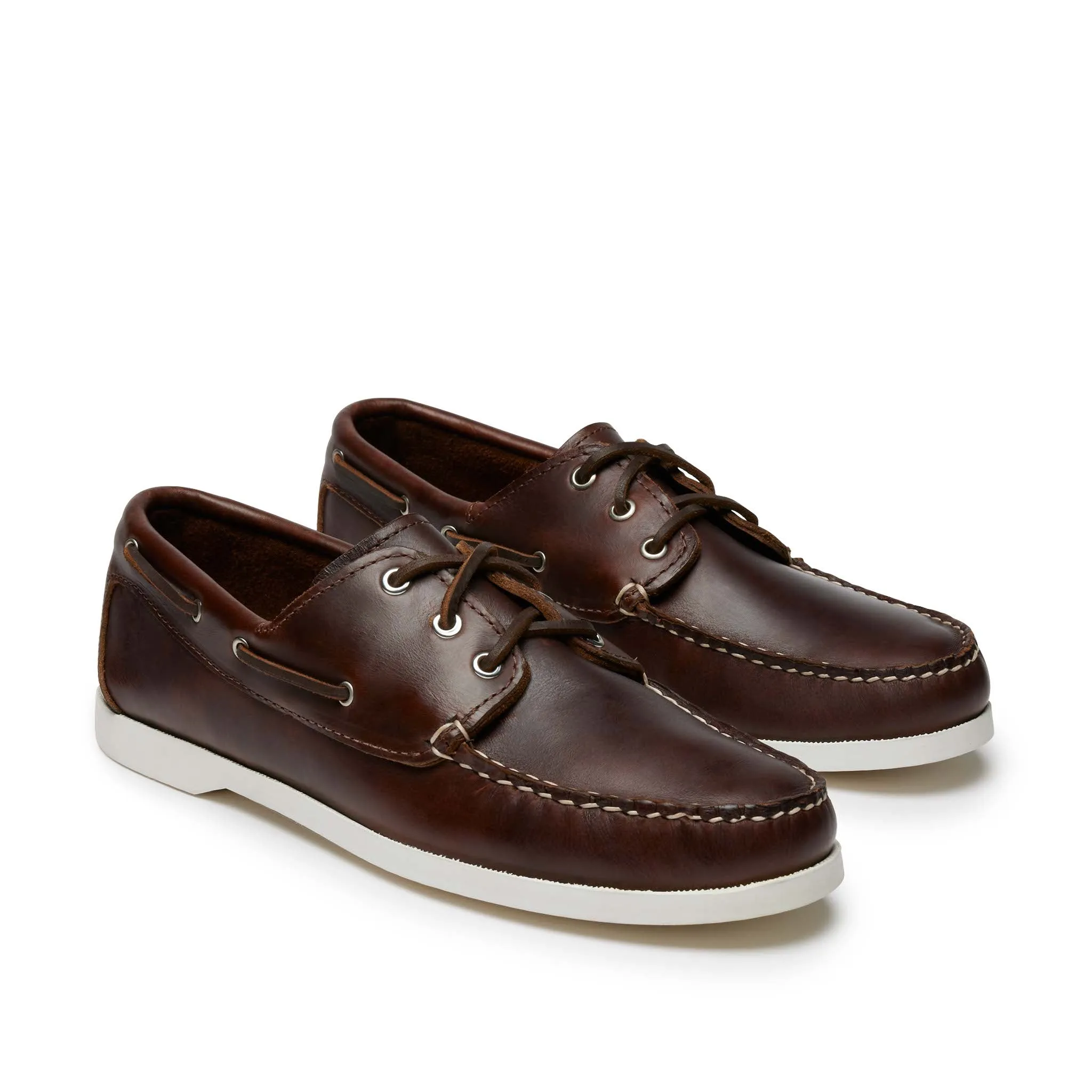 In Stock Men’s Quoddy Head Boat Shoe: Brown sold by Quoddy product image thumbnail 3