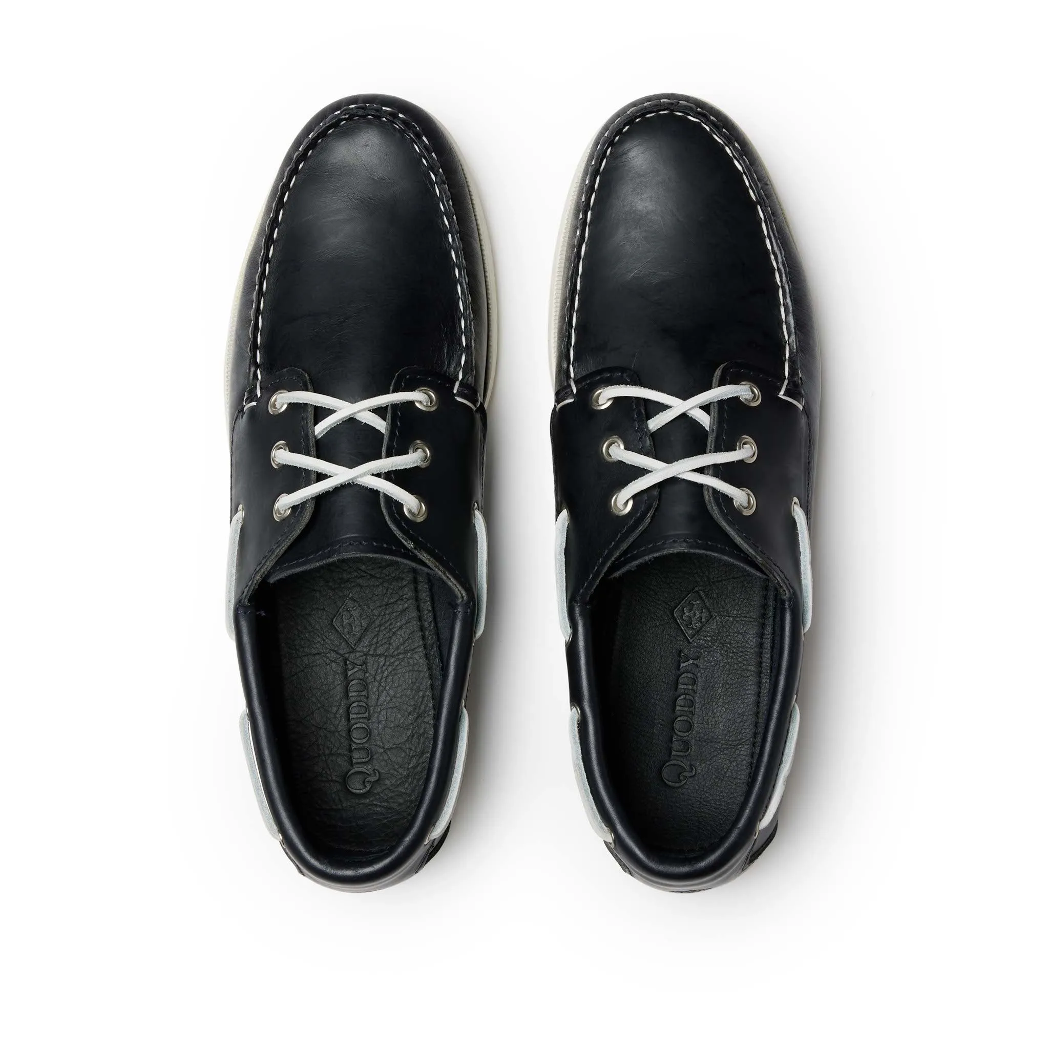 In Stock Men’s Quoddy Head Boat Shoe: Navy sold by Quoddy product image thumbnail 5