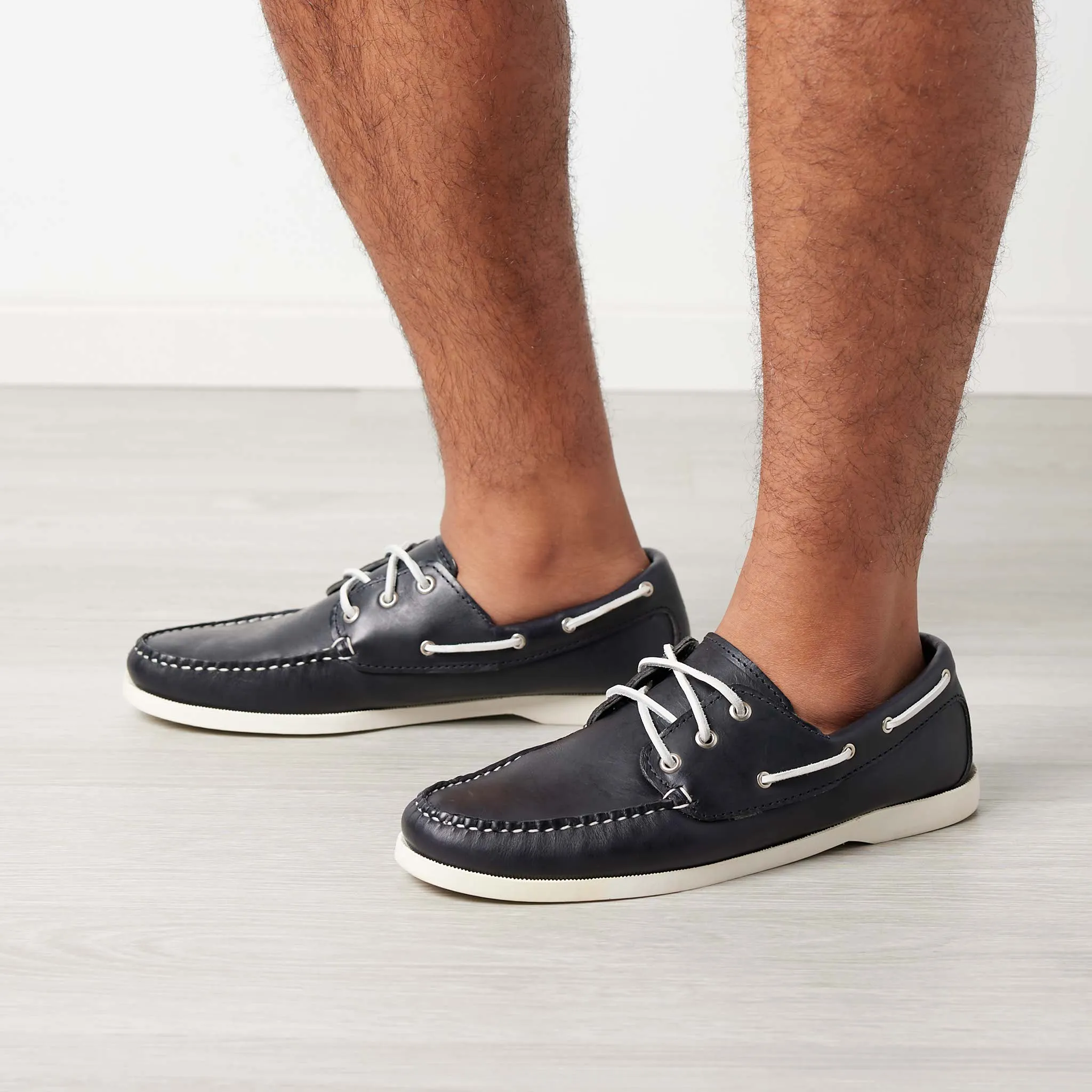 In Stock Men’s Quoddy Head Boat Shoe: Navy sold by Quoddy product image thumbnail 2