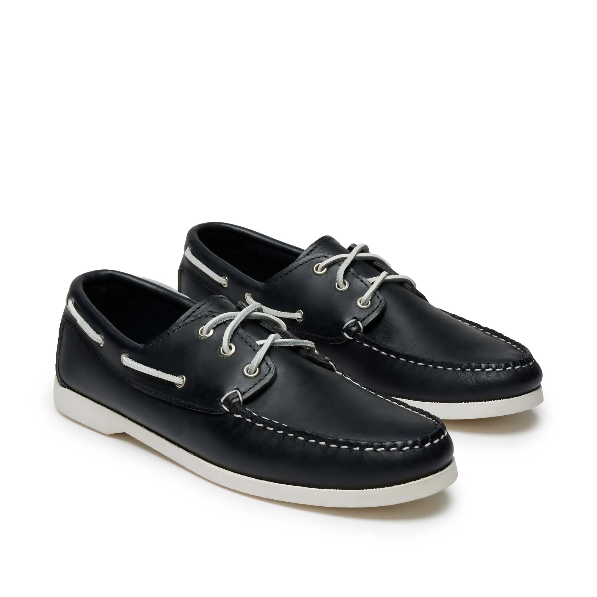 In Stock Men’s Quoddy Head Boat Shoe: Navy sold by Quoddy product image thumbnail 3