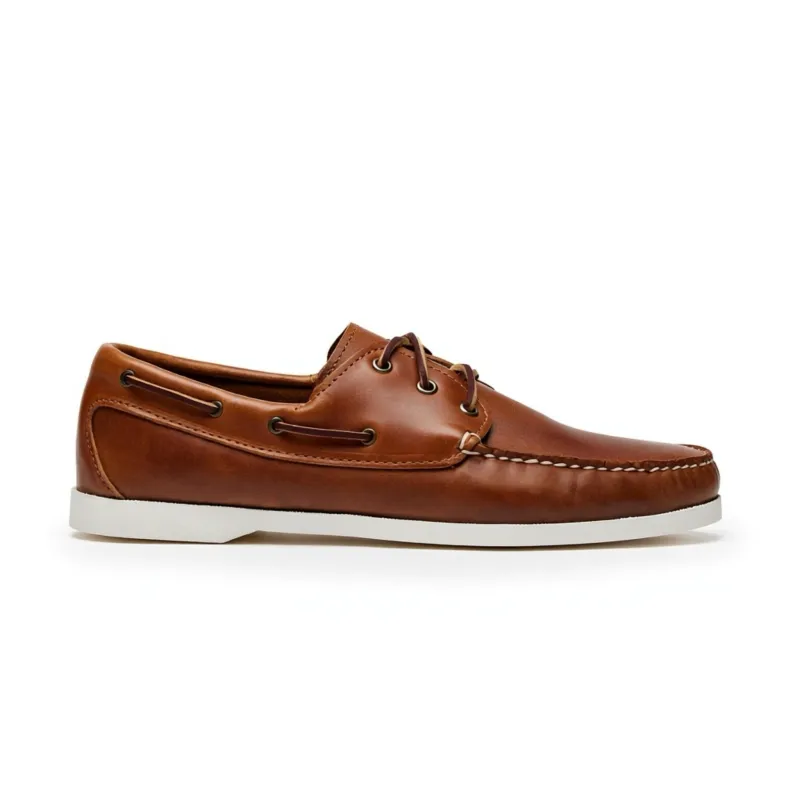 In Stock Men’s Quoddy Head Boat Shoe: Whiskey made by Quoddy