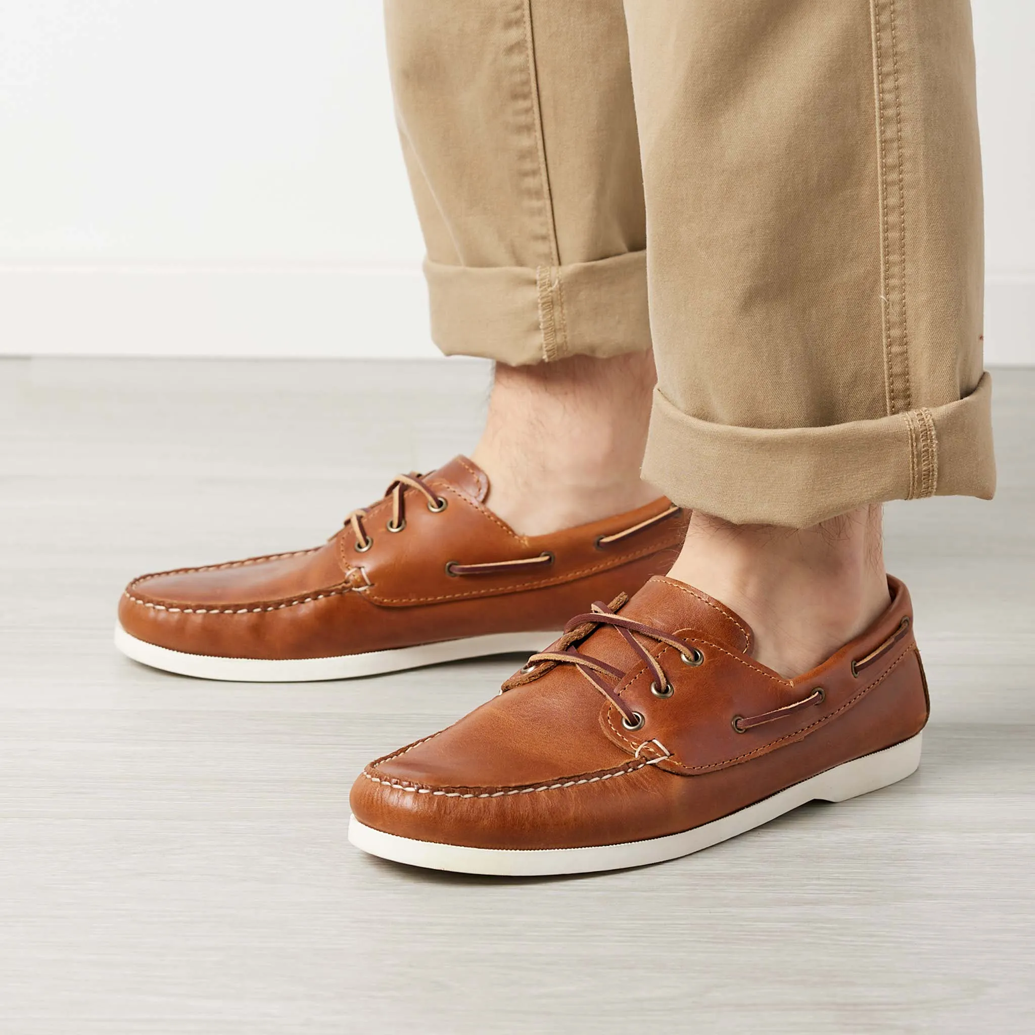 In Stock Men’s Quoddy Head Boat Shoe: Whiskey sold by Quoddy product image thumbnail 2