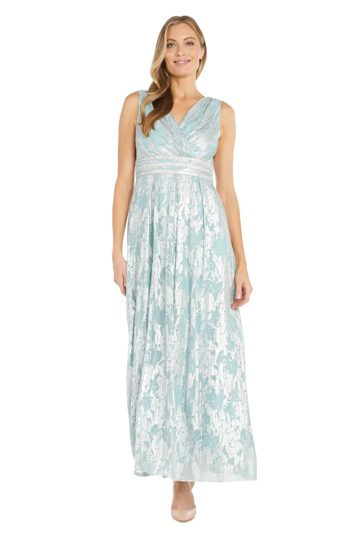 Elegant Metallic Printed Gown sold by R&M Richards product image thumbnail 4