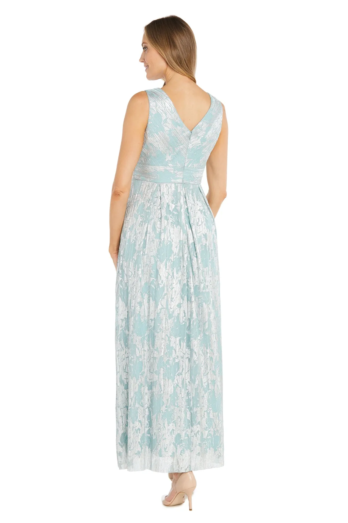 Elegant Metallic Printed Gown sold by R&M Richards product image thumbnail 5