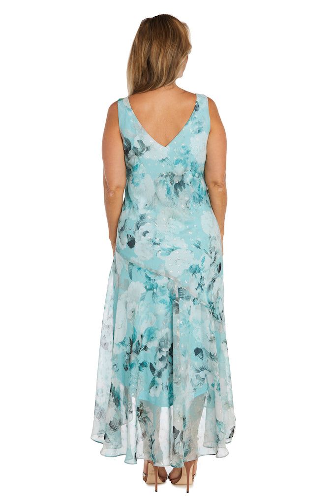 Aqua High-Low Jacket Dress sold by R&M Richards product image thumbnail 4