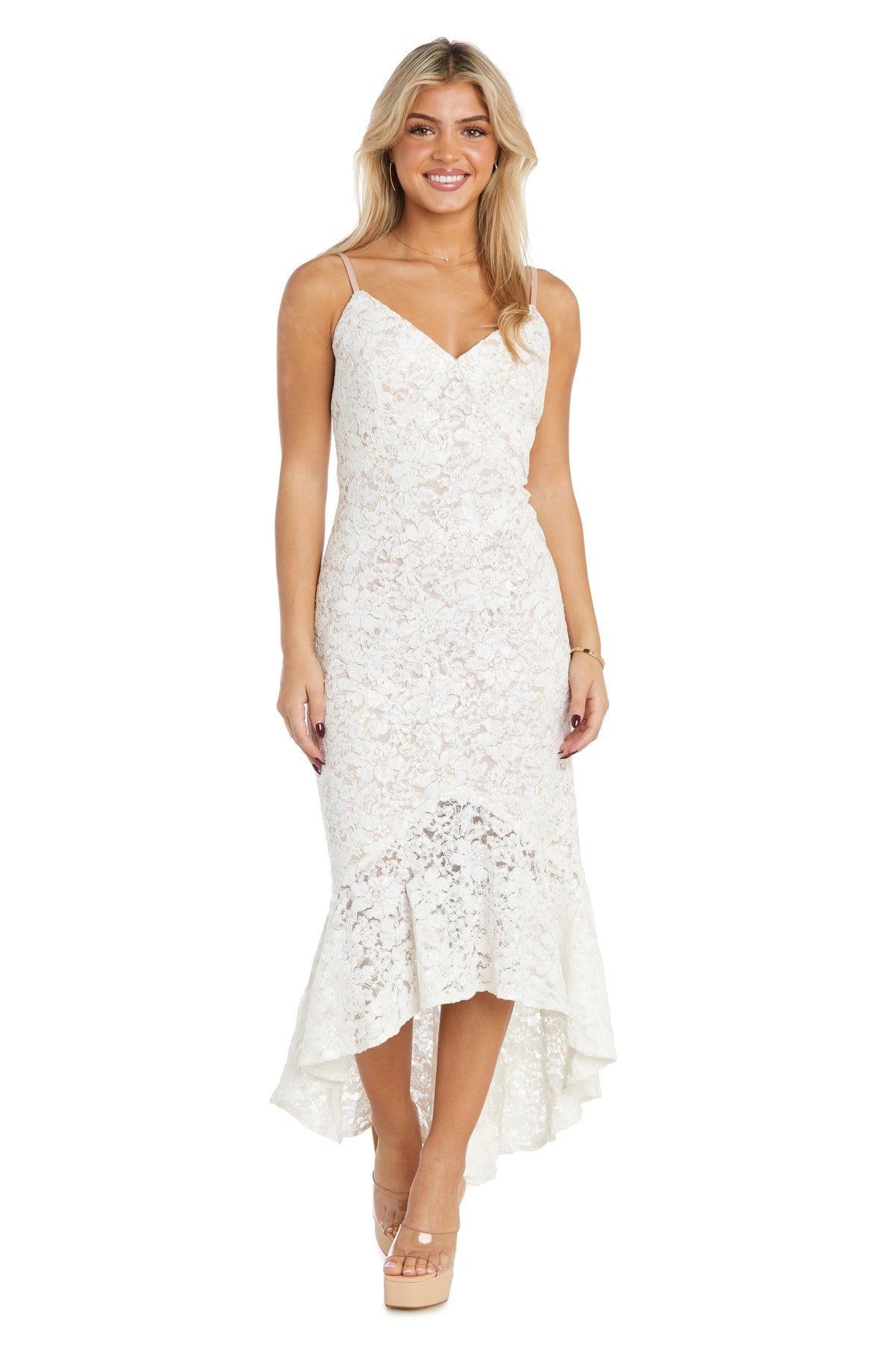 High-Low Lace Dress sold by R&M Richards