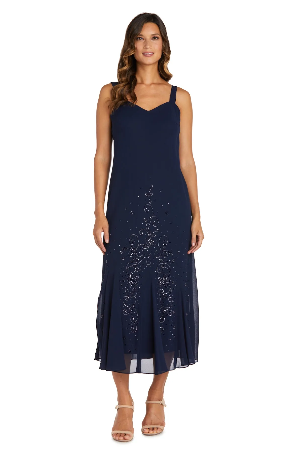 Beaded Slip Chiffon Jacket Dress - Petite sold by R&M Richards product image thumbnail 3