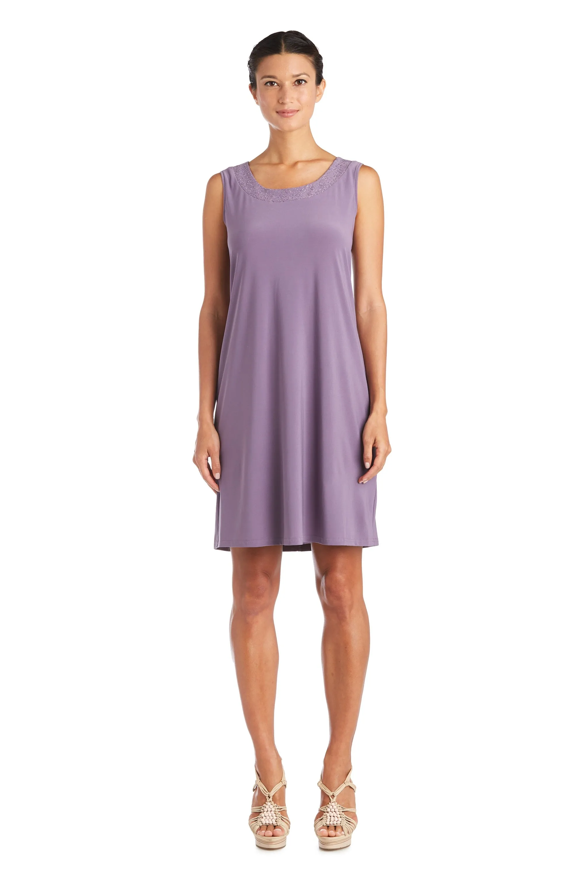 Shift Dress with Matching Jacket and Metallic Detailing sold by R&M Richards product image thumbnail 3