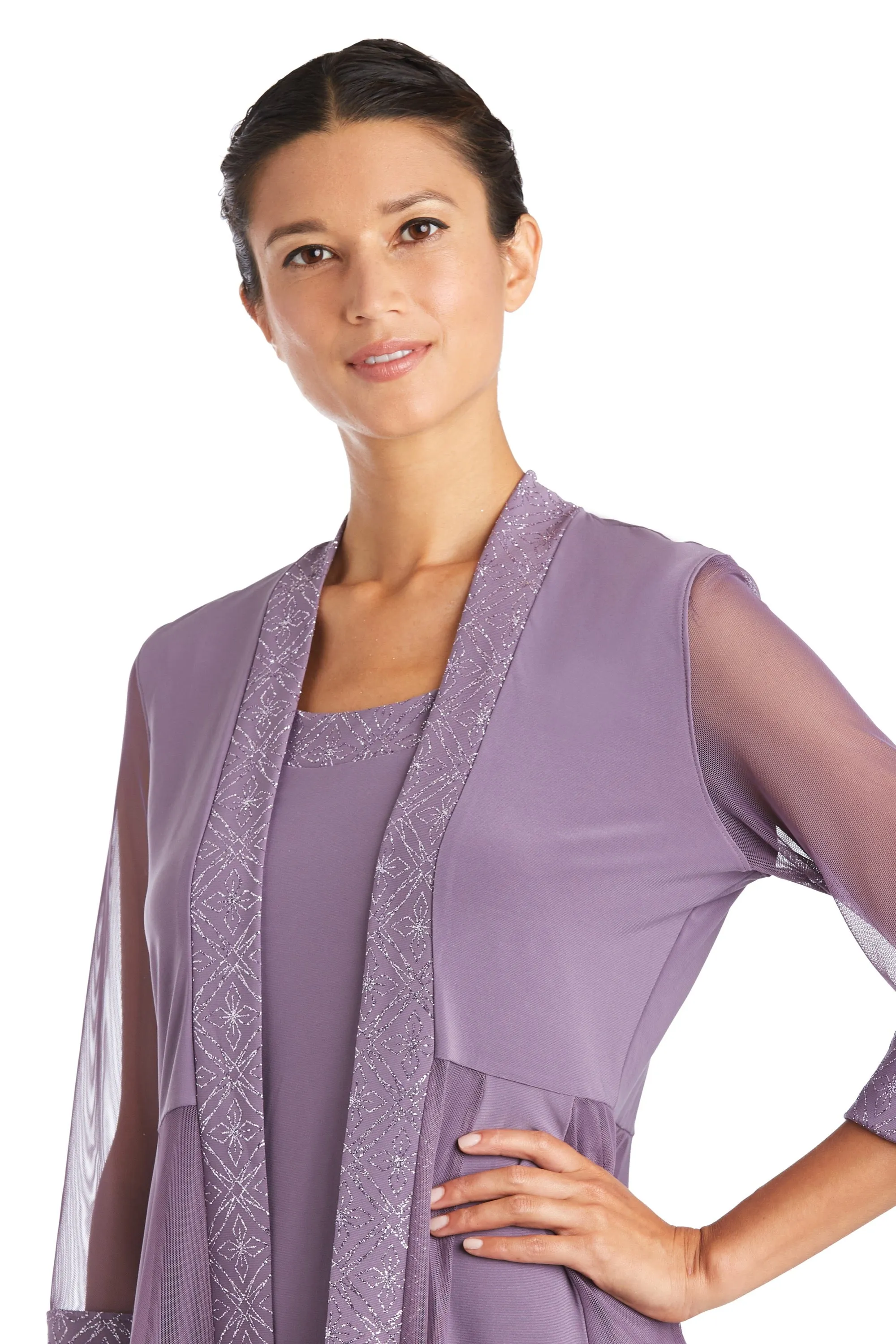 Shift Dress with Matching Jacket and Metallic Detailing sold by R&M Richards product image thumbnail 5