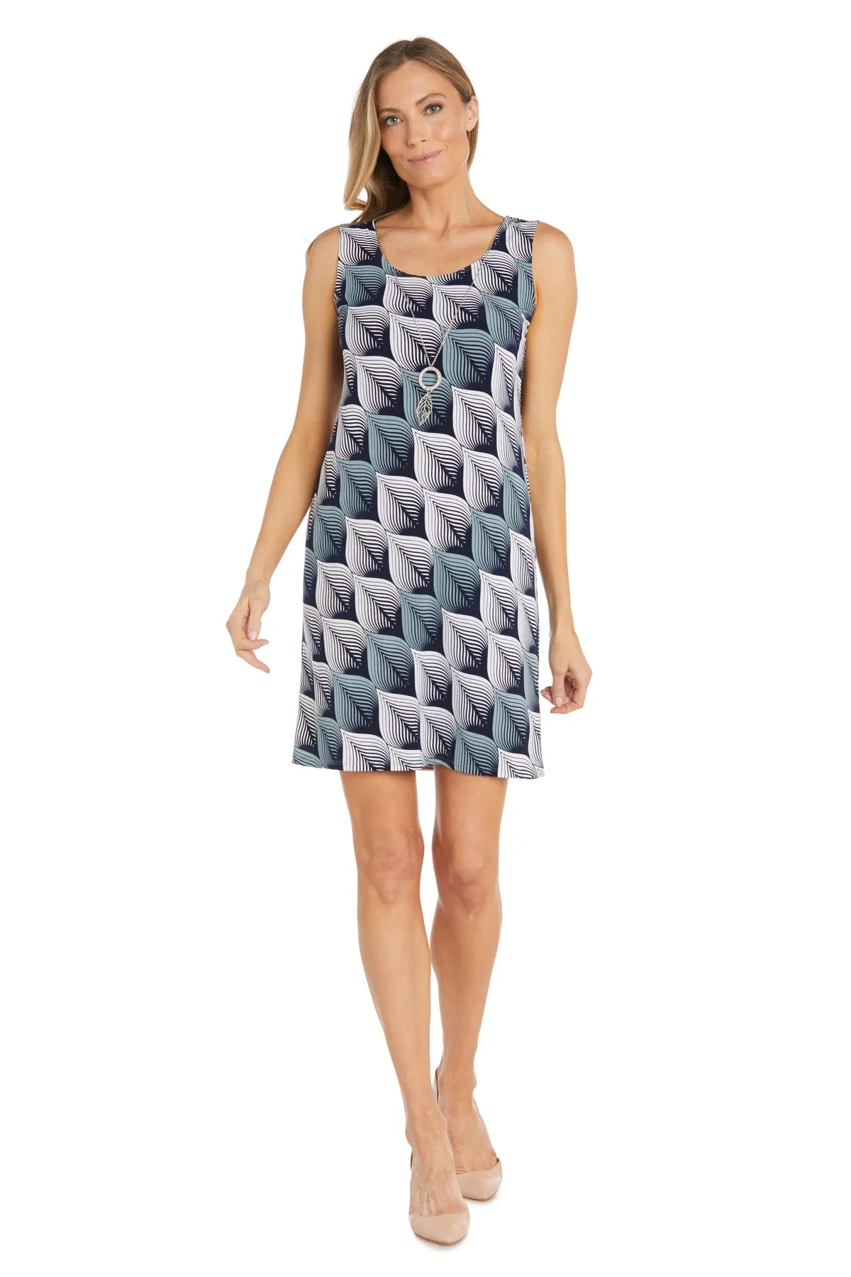 Leafy Patterned Jacket Dress - Petite sold by R&M Richards product image thumbnail 3