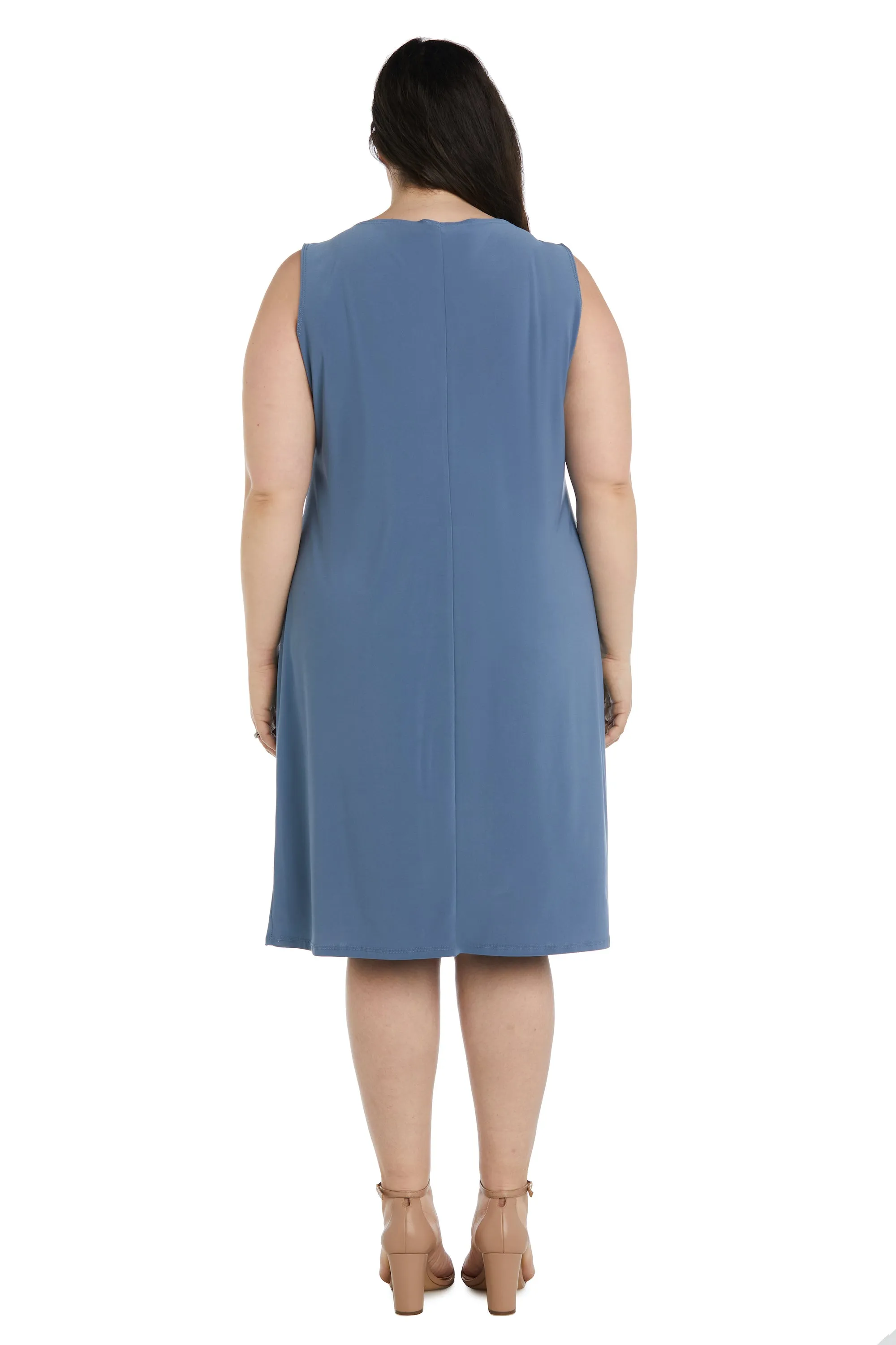 Two-Piece Printed Jacket and Dress Set - Plus sold by R&M Richards product image thumbnail 4