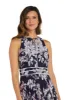 High-Low Dress with Rhinestone Waist Detail - Petite sold by R&M Richards