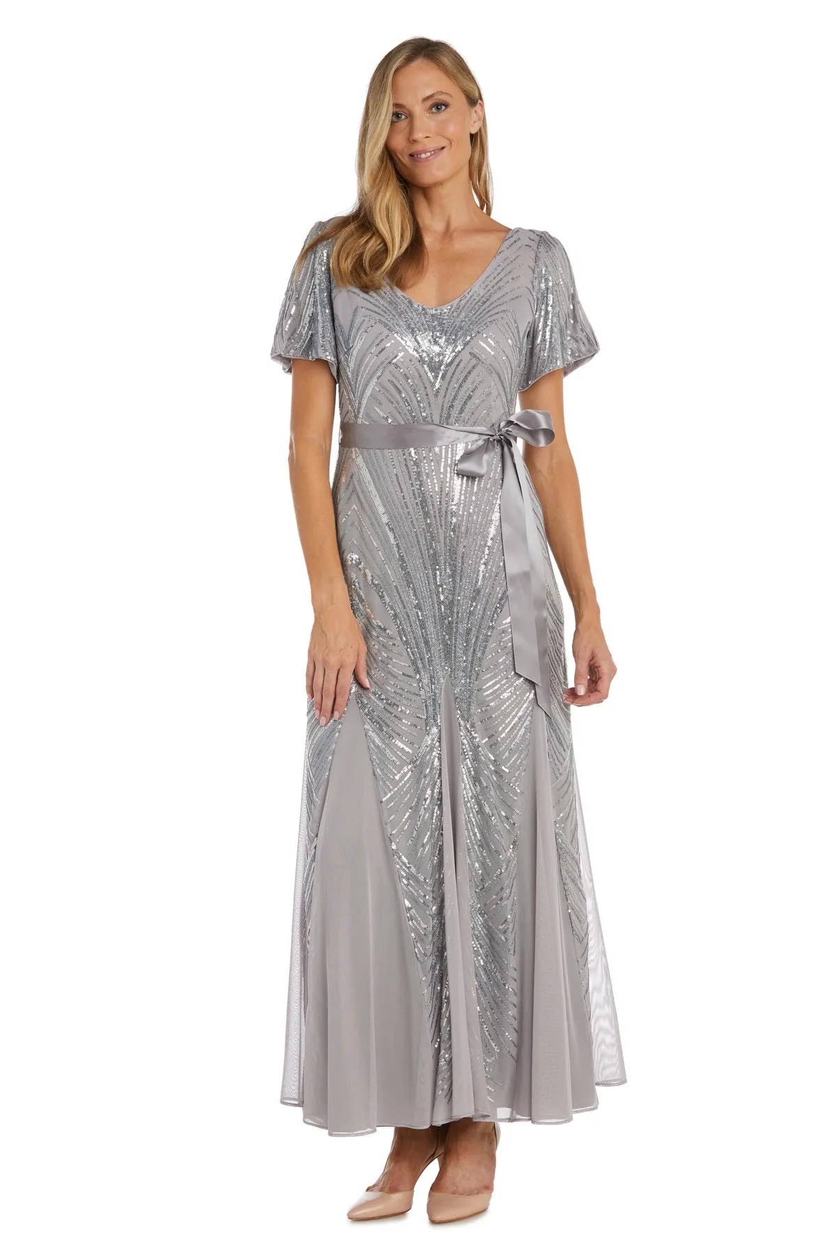 Sequined Embellished Panel Dress sold by R&M Richards