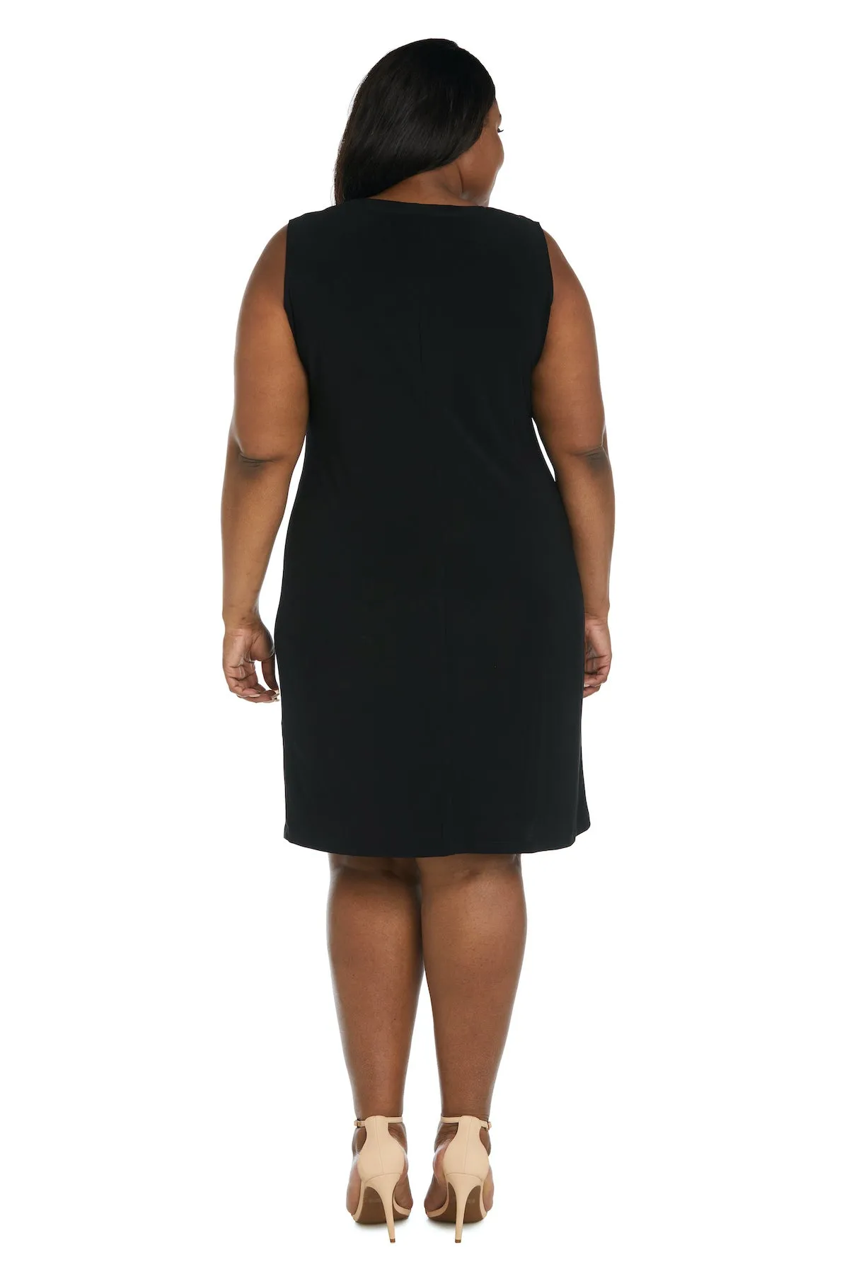 Two Piece Sequin Mesh Jacket Dress - Plus sold by R&M Richards product image thumbnail 4