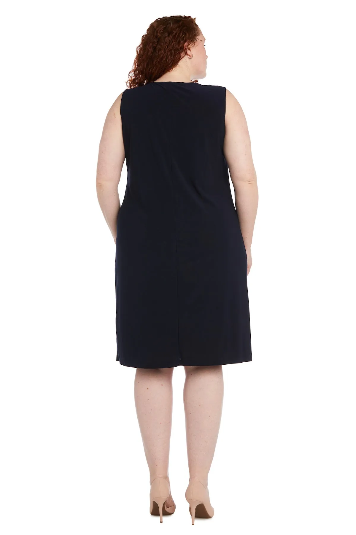 Two Piece Printed Jacket and Dress Set - Plus sold by R&M Richards product image thumbnail 4