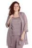 Three-Piece Pantsuit with Sheer Jacket - Extra Plus sold by R&M Richards