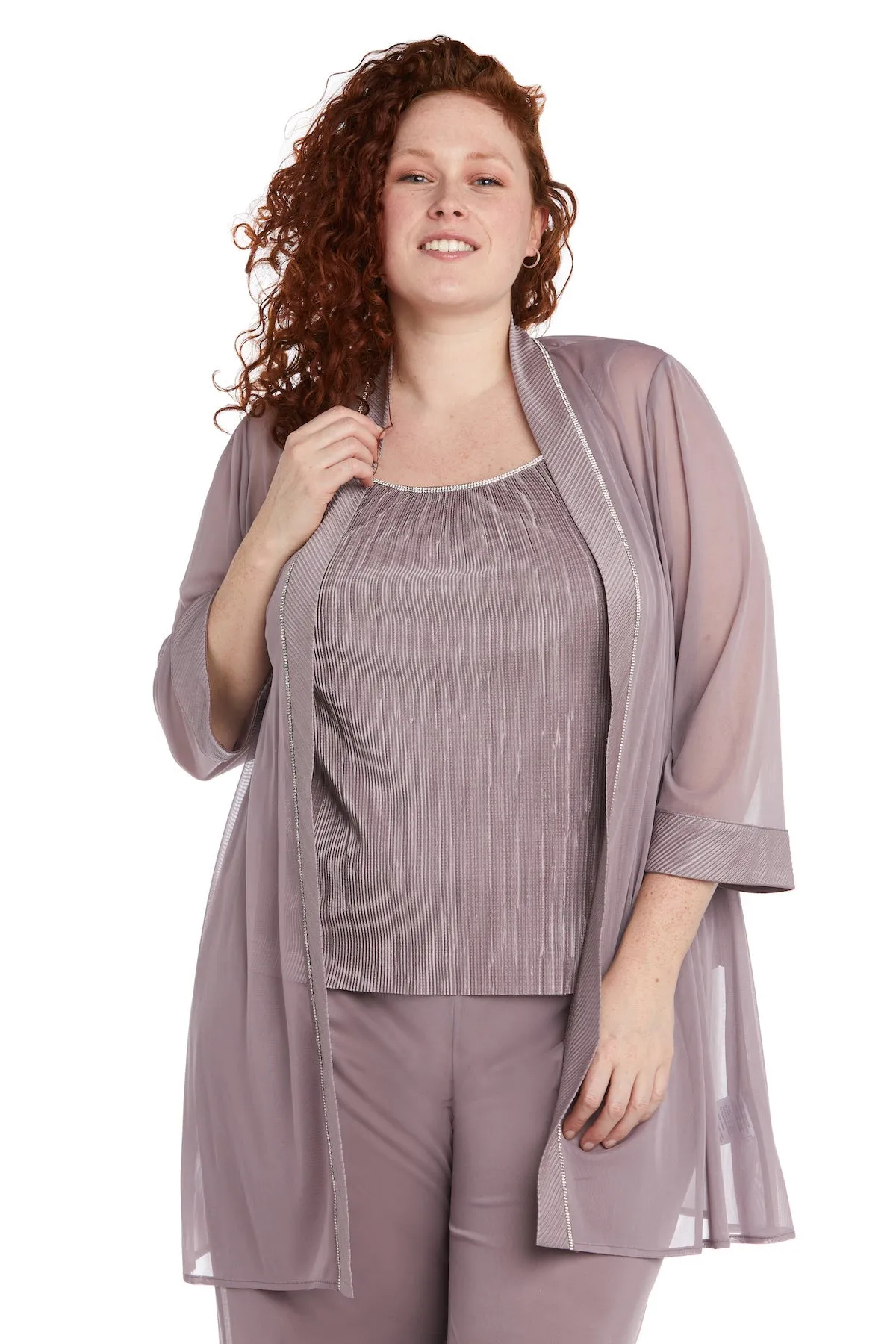 Three-Piece Pantsuit with Sheer Jacket - Extra Plus sold by R&M Richards product image thumbnail 5