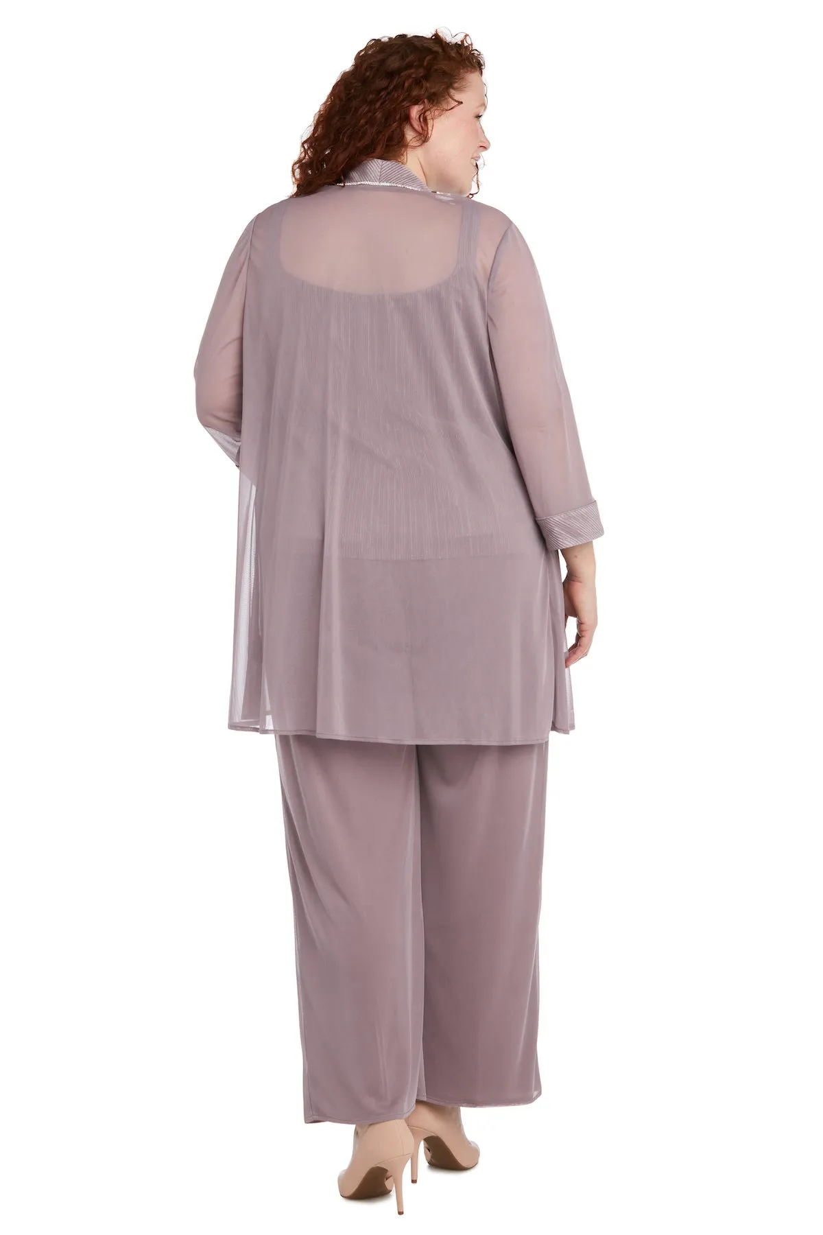 Three-Piece Pantsuit with Sheer Jacket - Extra Plus sold by R&M Richards product image thumbnail 2