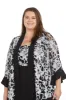 Sequin Floral Printed Jacket Dress - Plus sold by R&M Richards