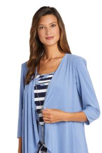 Puff Print Jacket Dress - Petite sold by R&M Richards
