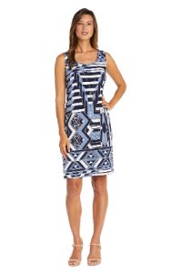 Puff Print Jacket Dress - Petite sold by R&M Richards