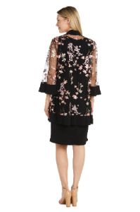 Floral Embroidered Mesh Jacket Dress sold by R&M Richards