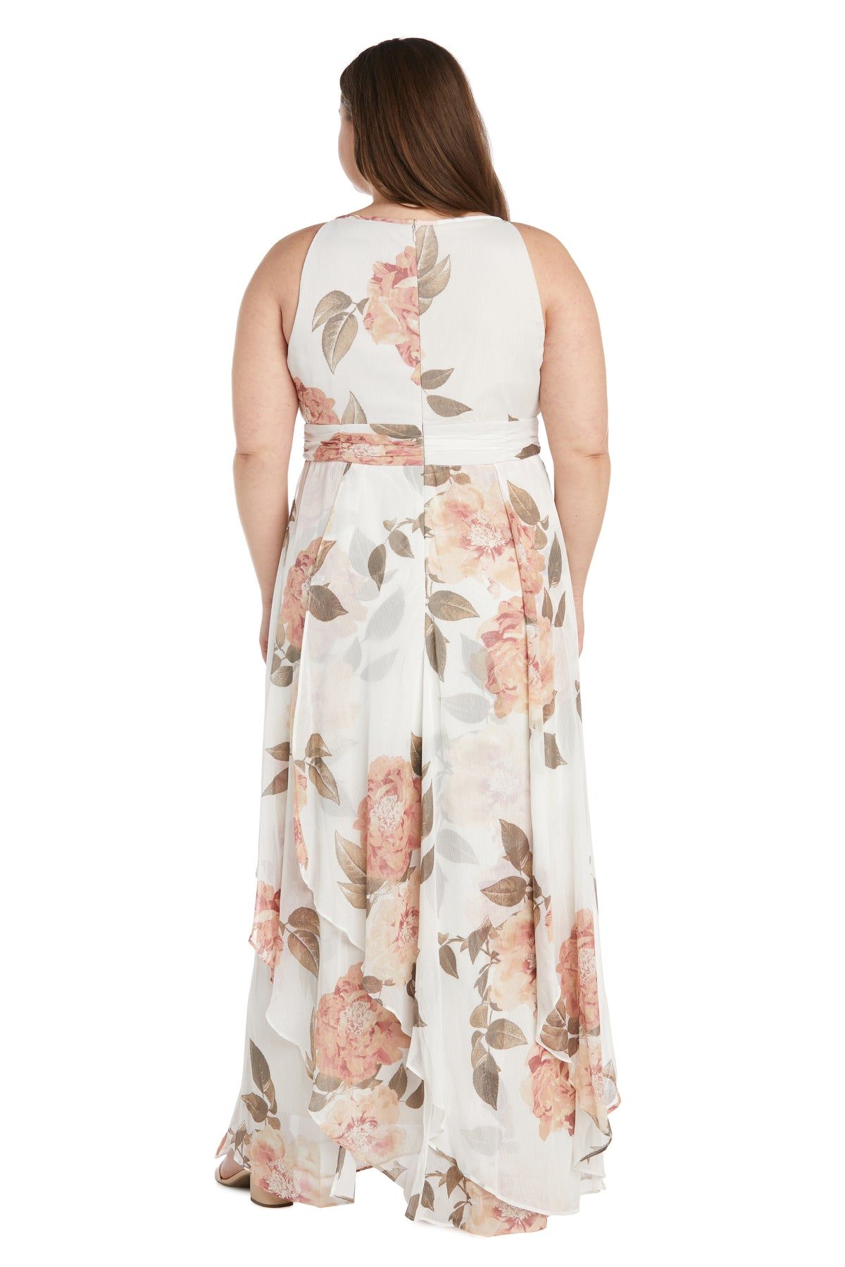 Floral Halter Keyhole Dress - Plus sold by R&M Richards product image thumbnail 2