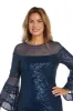 Short Sequin Dress with Bell Sleeves sold by R&M Richards