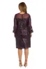 Short Sequin Dress with Bell Sleeves sold by R&M Richards