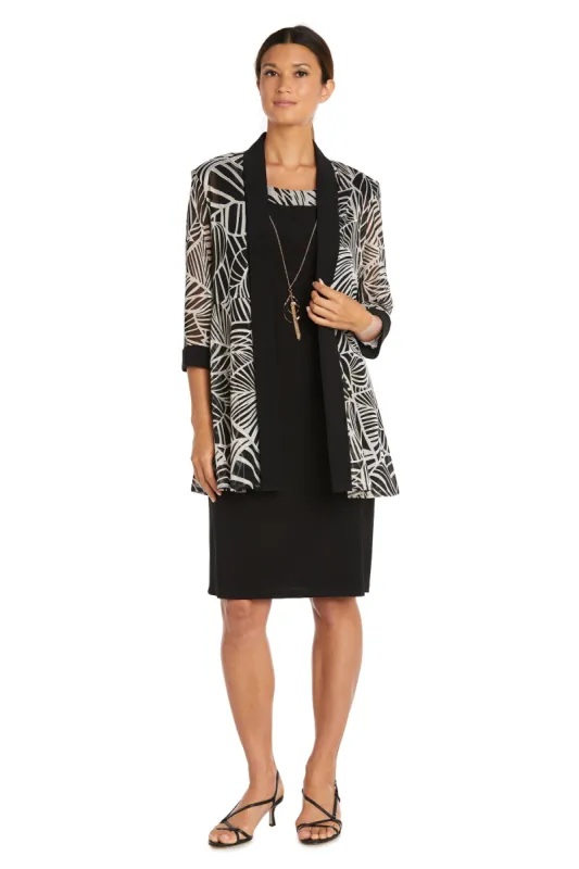 Two Piece Printed Jacket and Dress Set sold by R&M Richards