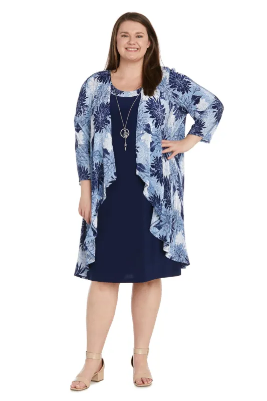 Flyway Airbrush Puff Print Jacket Dress -  Plus sold by R&M Richards