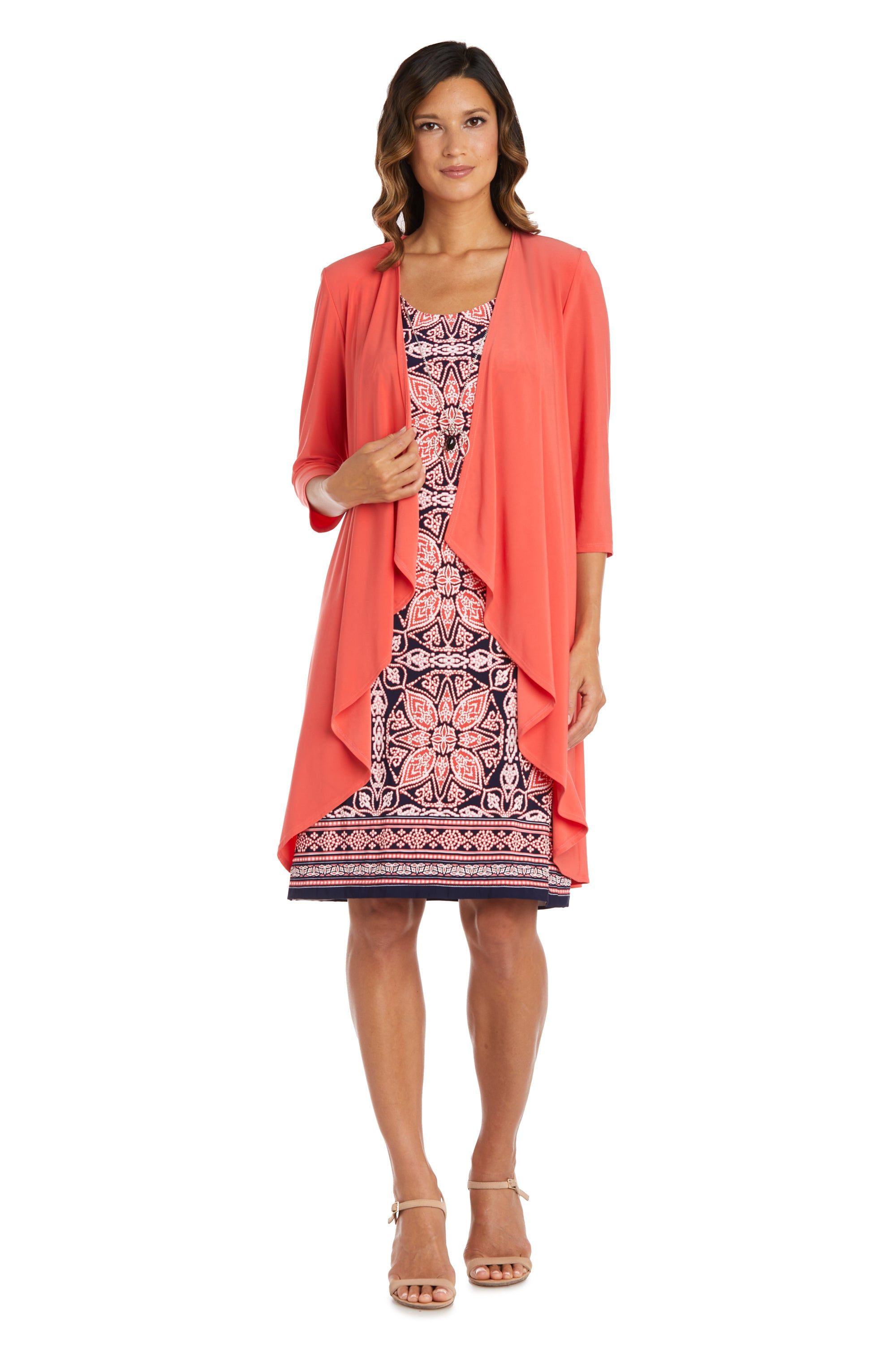 Two-Piece Puff Print Jacket Dress sold by R&M Richards