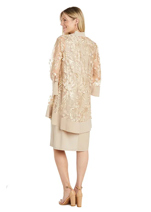 Elegant 3D Floral Jacket Dress - Petite sold by R&M Richards product image thumbnail 2