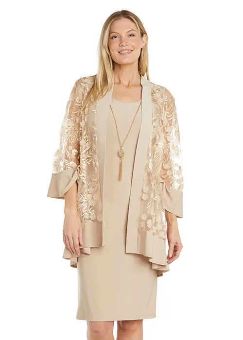 Elegant 3D Floral Jacket Dress - Petite sold by R&M Richards product image thumbnail 5