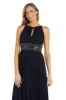 Sleeveless Long Gown With Beaded Waist sold by R&M Richards
