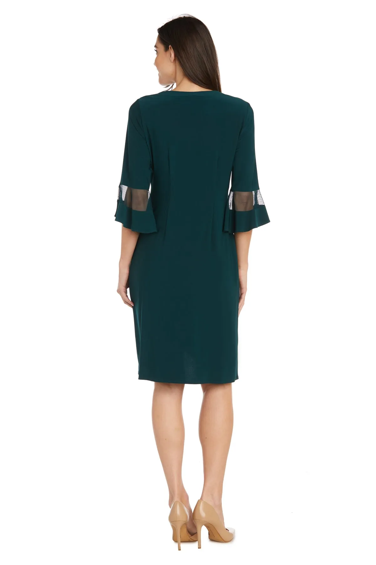 Sheer Sleeve Cascade Wrap With Buckle Wrap sold by R&M Richards product image thumbnail 2