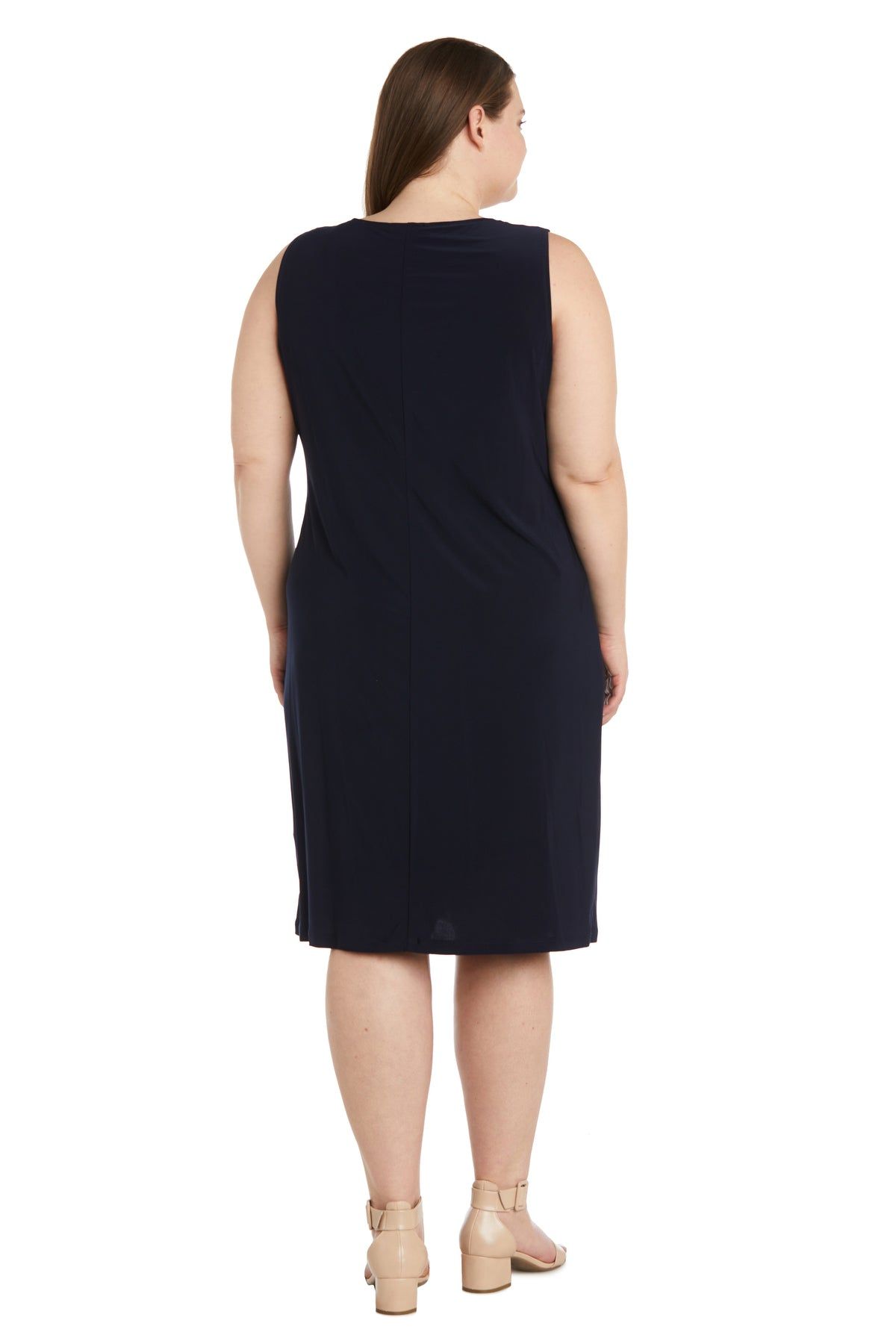 Circle Mesh Patterned Jacket Dress - Plus sold by R&M Richards product image thumbnail 4