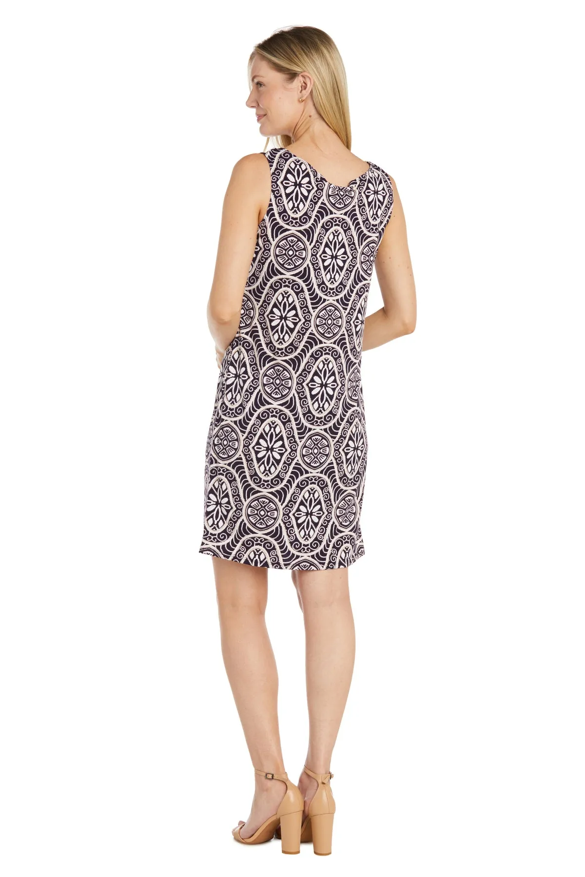 Puff Print Flyaway Jacket Dress - Petite sold by R&M Richards product image thumbnail 4