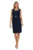 Two Piece Printed Jacket and Dress Set - Petite sold by R&M Richards