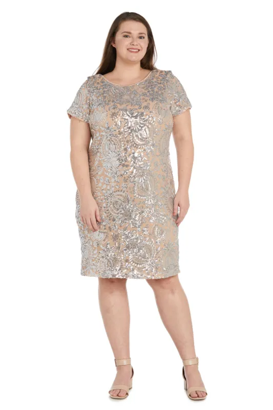 Midi Sequin Cocktail Dress - Plus sold by R&M Richards