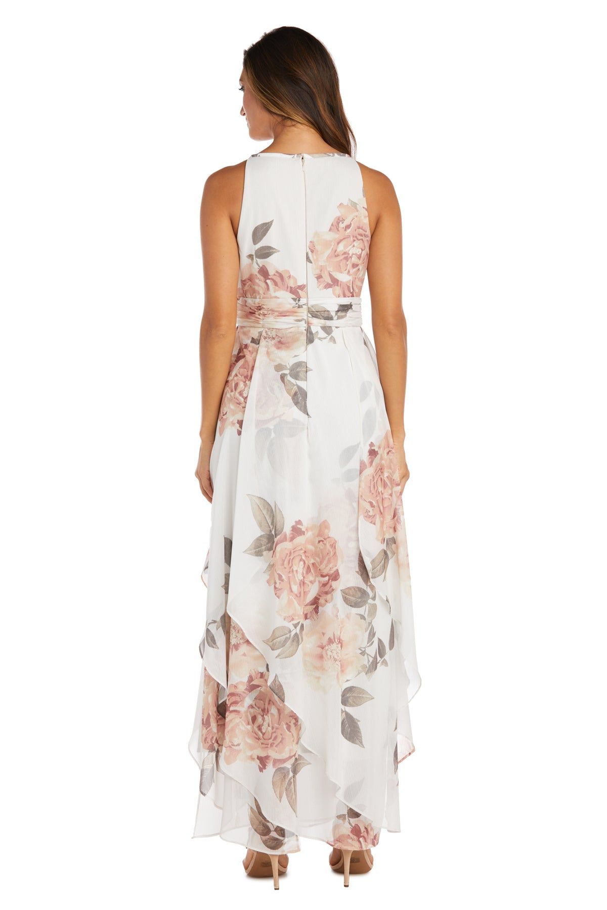 Floral Halter Keyhole Dress - Petite sold by R&M Richards product image thumbnail 2